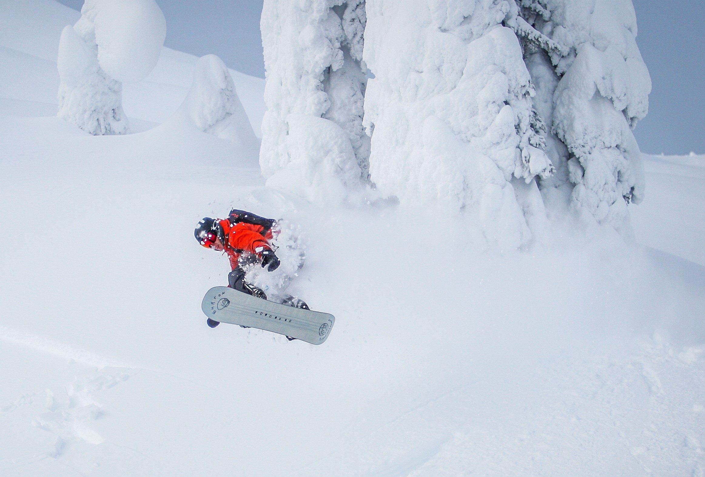 Dan Martell catching big air at Baldface